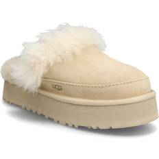 UGG Beige Slippers UGG Disquette Chalet Slipper Sandcastle Size 6
