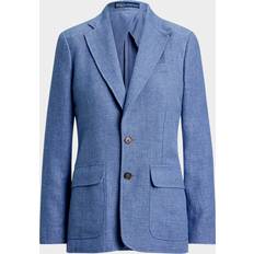 Polo Ralph Lauren Linen Blazers Polo Ralph Lauren Linen-Cotton Twill Blazer - Blue