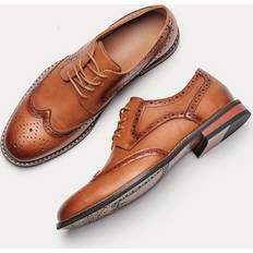 Oxford Temu Men's Brogue Oxford Dress Shoes - Lace-up
