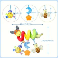 Baby mobil Temu Colorful Animal Print Baby Mobile