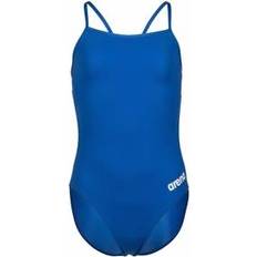 Arena Girl's Team Challenge Solid Swimsuit - Royal/White (004765-720)