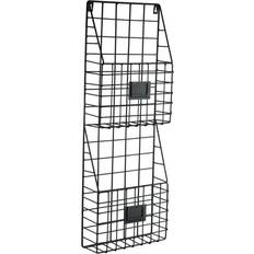 Newspaper Racks Rebrilliant Metal Magazine Black 35cm H x 25cm W x 11cm D Newspaper Rack