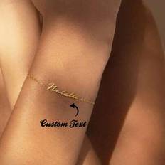 Multicoloured Necklaces Shein Personalised Custom Name Necklaces Stainless Steel - Stainless Steel