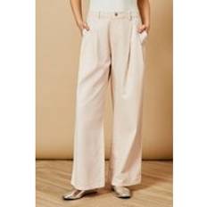 Pink Jeans Oasis Pleat Front Washed Pink Jeans - Pastel Pink