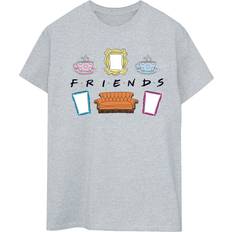 Couch Lounging Boyfriend Fit T-Shirt - Grey