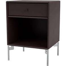 Montana Furniture Dream with Legs Balsamic/Matt Chrome Bedside Table 30x35.4cm