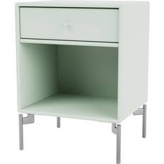 Montana Furniture Dream with Legs Mist/Matt Chrome Bedside Table 30x35.4cm