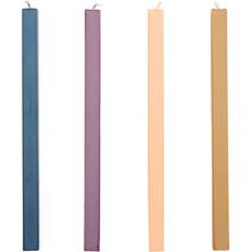 Multifarvet Stearinlys Hay Square Candle Stearinlys Stearinlys