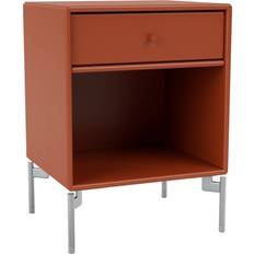Montana Furniture Dream with Legs Hokkaido/Matt Chrome Bedside Table 30x35.4cm
