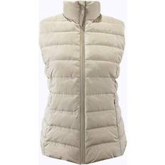 Jack Wills Lightweight Puffer Gilet Womens - Beige