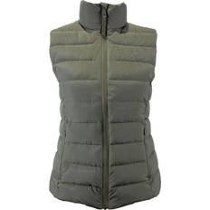 Jack Wills Lightweight Puffer Gilet Womens - Khaki Green