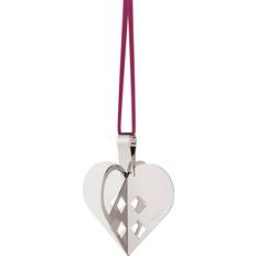 Georg Jensen 2025 Julhänge Hjärta Palladiumpläterad Mässing Julgranspynt 6.3cm