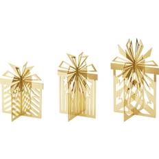 Georg Jensen Guld Dekoration Georg Jensen 2025 Julprydnad Set 18K Julpynt 3st