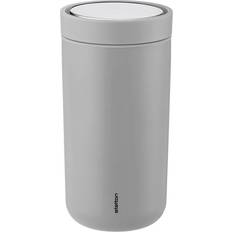 Stelton To Go Click Soft Light Grey Travel Mug 20cl