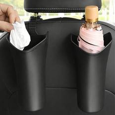 Car Bags Shein Car Trash Can With Hooks Dual Compartment