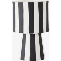 OYOY Toppu Blact/White Vase 15cm