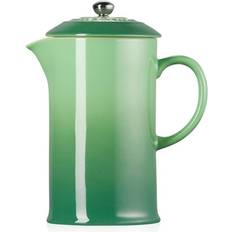 Green Coffee Presses Le Creuset Stoneware Coffee Press 1L Bamboo Green