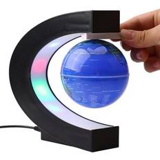Globes Globe 3 C-shape Magnetic Levitating 7 Colors Us Globe