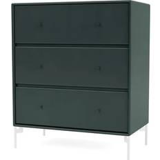 Montana Furniture Carry with Leg Black Jade/Brass Chest of Drawer 69.6x82.2cm