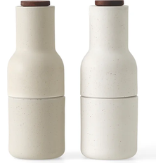 Plastic Spice Mills Audo Bottle Grinder Sand Salt Mill, Pepper Mill 2pcs 21cm