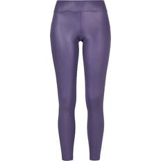 Urban Classics Ladies Imitation Leggings - Purple