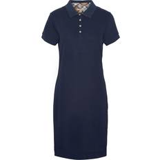 Barbour Dam Klänningar Barbour Women's Polo Dress - Navy/Primrose Hessian