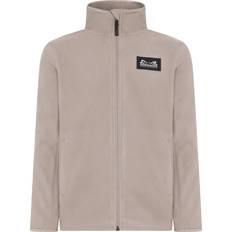 Vindtætte Fleecejakker Didriksons Malakit Full Zip Fleecejakke Børn - Ash Brown