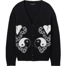 AllSaints Cardigans AllSaints Reflection Yin-Yang Cardigan - Black/Chalk