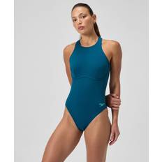 Sportswear Garment Swimsuits Speedo Women's Racer Zip Swimsuit Dark Teal
