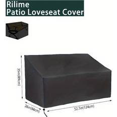 Heavy-duty Outdoor Furniture Cover Black