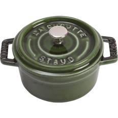Staub Kasseroller & Stegepander Staub Mini Cocotte Basil med låg 10cm