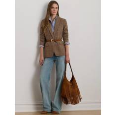 Herre - Ternede Blazere Lauren Ralph Lauren Glen Plaid Wool-Blend Twill Blazer - Brown