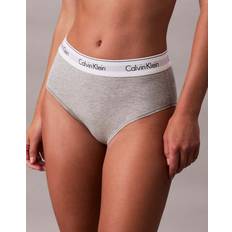 Calvin Klein Hög midja Trosor Calvin Klein High Waist Bikini Briefs Icon Cotton Modal - Grey