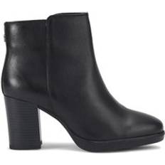 Kurt Geiger Sage Ankle Leather Boots - Black