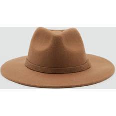 Mango Dam Huvudbonader Mango 100% Wool Stetson Hat Medium Brown