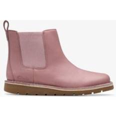 Clarks Pink Boots Clarks Joyful Sky Toddler Standard Fit Ankle Boots - Pink