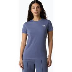 The North Face Purple T-shirts The North Face Simple Dome T-Shirt Cotton Mix - Blue
