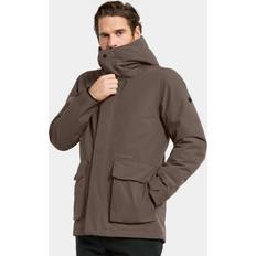 Brun - Polyester Regntøj Didriksons Liam Regnjakke Herre - Brun