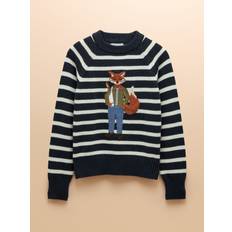 Clothing Joules Jonty Striped Cotton Rich Crew Neck Jumper