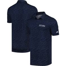 Adidas Natural Polo Shirts adidas Ultimate 365 All Over Print Polo - Marineblau