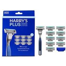 Harry's Razors Harry's Plus Razor and 10 Blades Tide Set