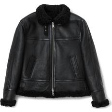 AllSaints Women Jackets AllSaints Lorel Aviator Flying Jacket - Black