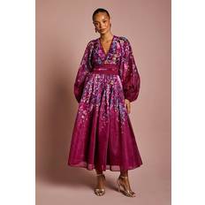 Purple Dresses Coast Plum Fit Flare Occasion Dresses