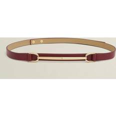 Hobbs Belts Hobbs Daphne Buckle Leather Belt - Beryl Red
