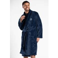 Clothing Tokyo Laundry Plush Shawl Collar Dressing Gown - Blue