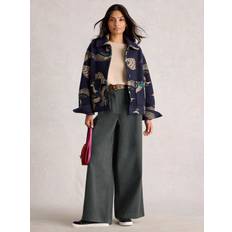 Corduroy - Women Trousers White Stuff Sasha Corduroy Wide Leg Trousers - Green