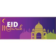 Crescent PVC Party Sign Decoration