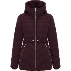 Phase Eight Outerwear Phase Eight Bobbie Short Puffer Coat With Versatility - Dark Red