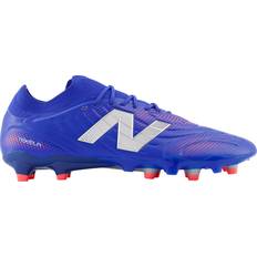 Nylon Football Shoes New Balance Tekela v5 Pro Low Laced Wide Firm Ground Soccer - Blue