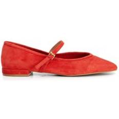 Buckle - Women Ballerinas Dune London Womens Hearthrob Ballet Flats - Red